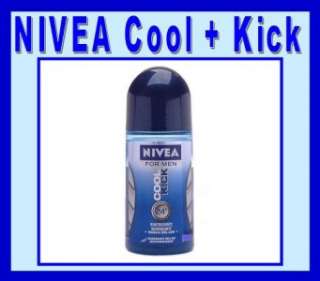 25ml NIVEA For Men Cool Kick Deodorant Deo ROLL ON 24h  
