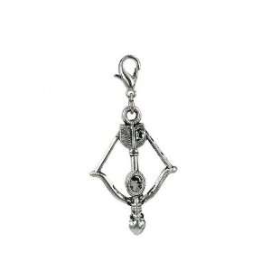  Charm bow and arrow heart in steel by Charming Charms D 