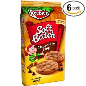 Keebler Soft Batch Chocolate Chip Cookies, 15 Ounce (Pack of 6)