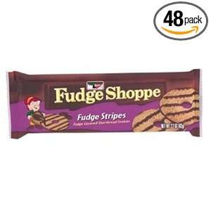 Keebler Fudge Stripe Cookies, 2.2 Ounce Single Serve Packs (Pack of 48 