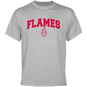 UIC Flames Ash Mascot Arch T shirt 