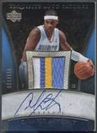 2005/06 Exquisite Collection #APCA Carmelo Anthony Patch Auto #084/100 
