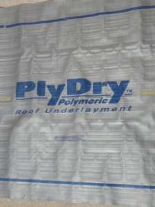 40 x 300 PlyDry Polymeric ROOF UNDERLAYMENT Roll NEW  