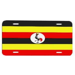  Uganda Ugandan Flag License Plate Automotive