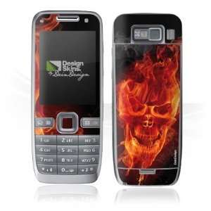  Design Skins for Nokia E52   Burning Skull Design Folie 