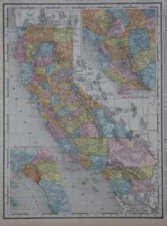 This is an original , authentic antique map, not a reproduction or 
