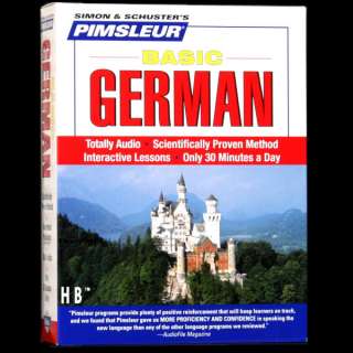 PIMSLEUR Learn How To Speak GERMAN Language 5 CDs NEW easy in your 