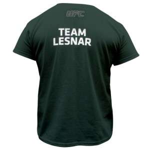 UFC Team Brock Lesnar TUF 13 Ultimate Fighter T Shirt Army Green MMA 