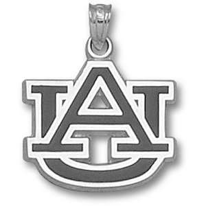  Auburn Tigers AU 5/8 Enamel Pendant (Silver) Sports 