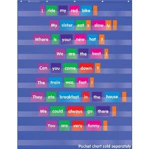  Sentence Building Pocket Chart Add Toys & Games