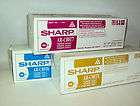 Sharp 3 Color Toner Set for AR C860 Color Copier Cyan, 
