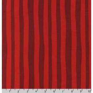  Robert Kaufman Celebrate Seuss Stripes Scarlet Fabric 