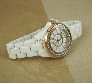 New Lady/Girls High Quality White Ceramic Watch NS  
