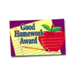  Recognition Awards   Good Homework Award