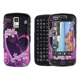 Samsung Rogue U960 PDA Cell Phone Purple Love Design Protective Case 