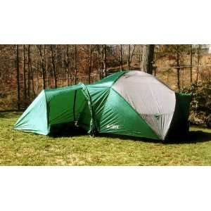 Trek Tents 4 person 104 x 79 Geo Dome Tent with Vestibule Green 
