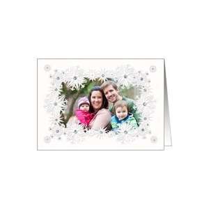  Embossed Look Sparkle Snowflake Photo Card Card Health 