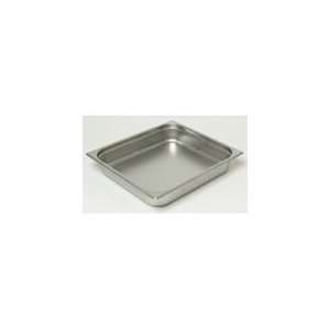   Steel Steam Hotel Pan Two Thirds Size   2 1/2D