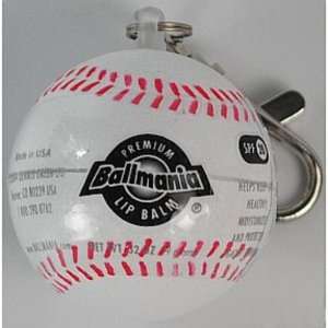  Ballmania Lip Balm   Baseball Keychain   Vanilla Case Pack 
