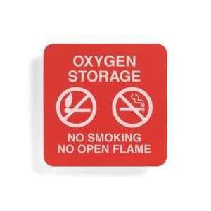  No Smoking Sign,5 1/2 X 5 1/2in,eng,surf   SIGN COMPLY 
