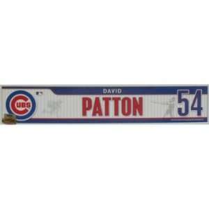  David Patton #54 Chicago Cubs 2010 Game Used Locker Room 
