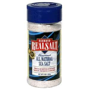Redmond Real Salt Sea Salt, Shaker, 9 oz  Grocery 