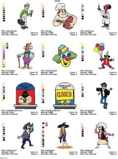 FUN ADULT PEOPLE V.1(4x4) LD MACHINE EMBROIDERY DESIGNS  