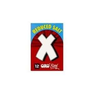 Beef OXO Reduced Salt 12 Cubes  Grocery & Gourmet Food