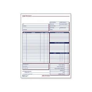  Adams Business Forms  Job Invoice Forms,2 Part,Crbnls,100 