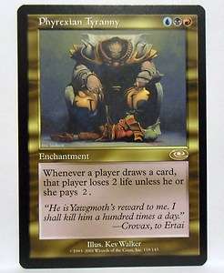 MTG Magic Plainshift RARE   Phyrexian Tyranny   RARE Gold CARD  