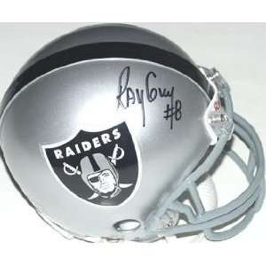  Ray Guy Signed Mini Helmet