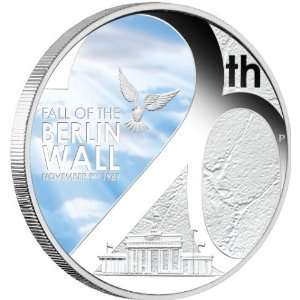  Tuvalu 2009 1$ 1 Oz 31,1 g Fall of the Berlin Wall PP 