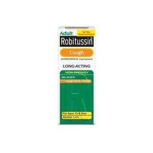  Robitussin adult cough long acting liquid   4 oz Health 