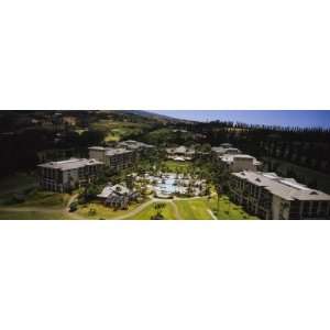 View of a Hotel on a Hill, Ritz Carlton, Kapalua, Maui, Maui County 
