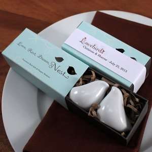 Love Bird Salt & Pepper Shakers   Personalized Ribbon   As low as $4 