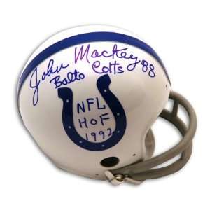   Mini Helmet inscribed Balto Colts & NFL HOF 1992