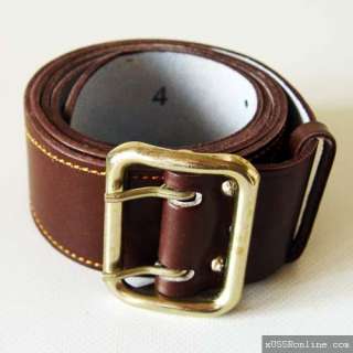 Russian Army/Spetsnaz Officer Leather Belt (Brown or Black)