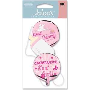  Jolees Boutique Dimensional Baby Sticker Girl Myl