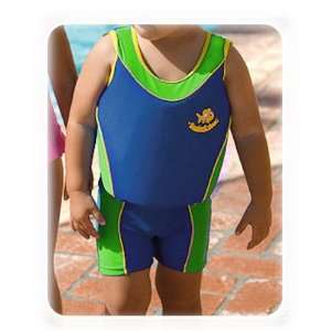  Swim School® Flotation Suit, Blue/Green, Size Small 