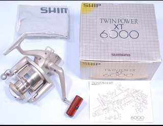 Shimano TwinPower XT 6000 Spinning Reel Twin Power Excellent  