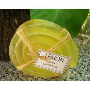  Swirl Lemon Flower Soap