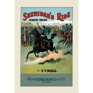  Vintage Art Sheridans Ride March Galop   03404 1