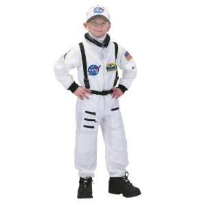 Lets Party By Aeromax NASA Jr. Astronaut Suit White Toddler/Child 