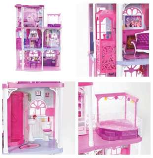 Barbie Pink 3 Story Dream Pink Townhouse ~  NEW  