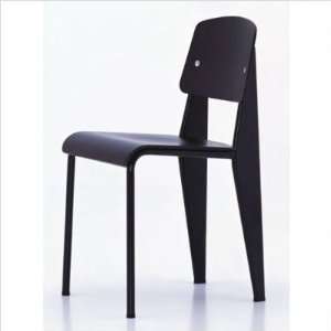  Prouve Standard Chair by Jean Prouvé Style Black Frame 