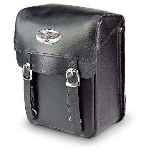  Raider™ Leather Sissy Bar Bag Black