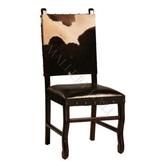   Tuscan style dining chair with back for support and comfort. Hardwood