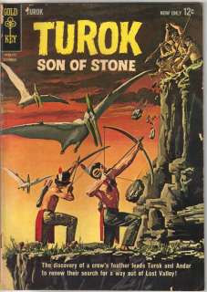 Turok Son Of Stone Comic Book #30, Gold Key 1962 VERY GOOD  
