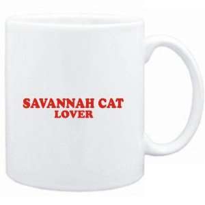  Mug White  Savannah LOVER  Cats