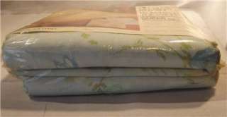 Vintage NIP Dan River 4 Piece Queen Size Floral Sheet Set, Flat Fitted 